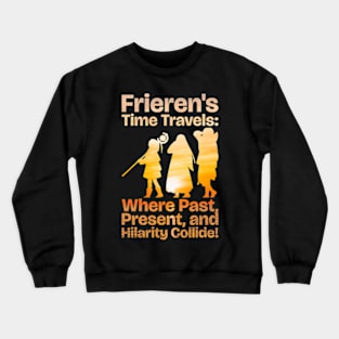 Sousou no Frieren Best Anime Moments Quotes Frieren Party Sunset Silhouette Frierens Time Travel SNF-189 Crewneck Sweatshirt